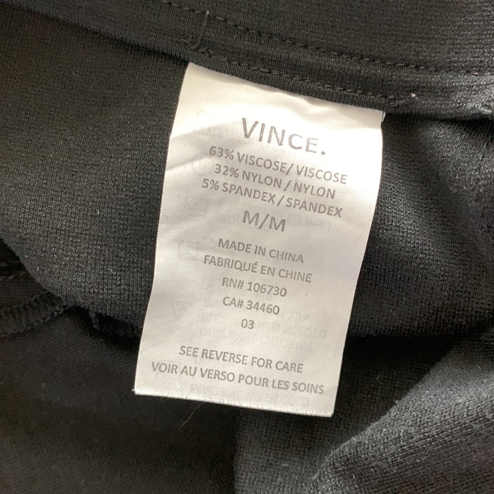 Vince black Stretch trousers in size M - Picture 3 of 6